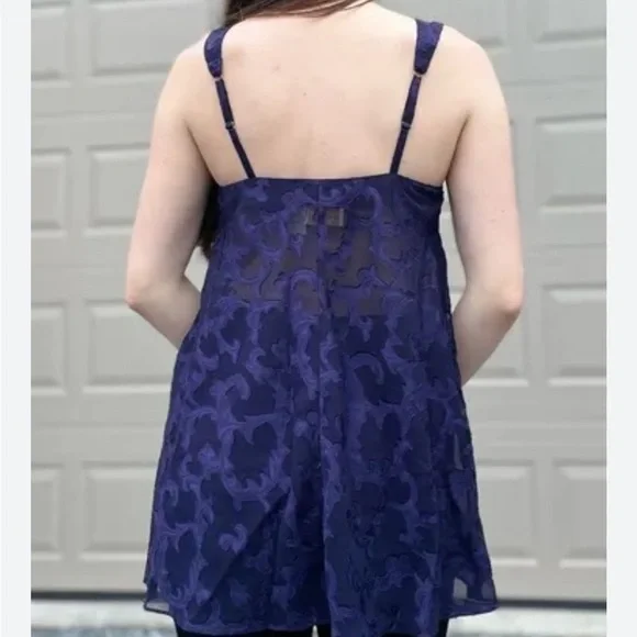 Vintage VICTORIA'S SECRET GOLD LABEL nightie babydoll dress nightgown large - Picture 5 of 13